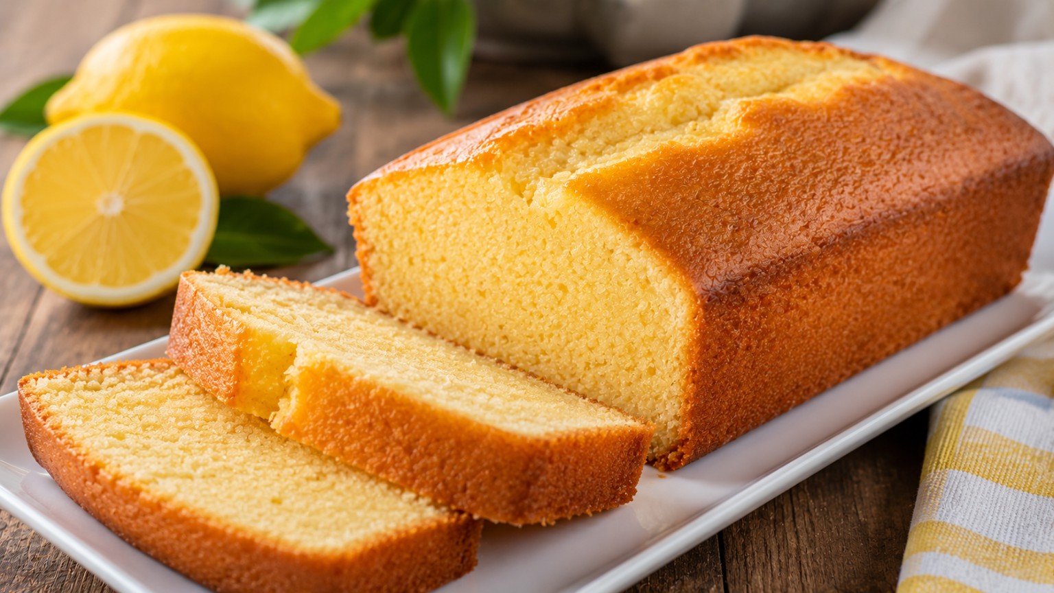 🍋 Cake moelleux au citron